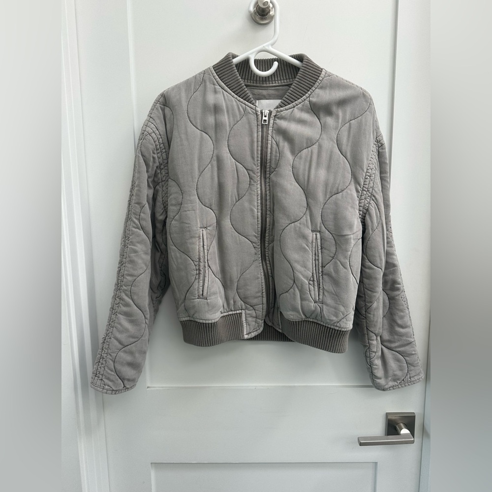 Mango Quilted Bomber Jacket - Picture 7 of 16